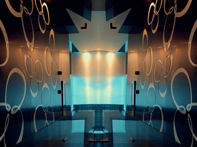 Symmetrical abstract lines symbolizing internal balance and focus